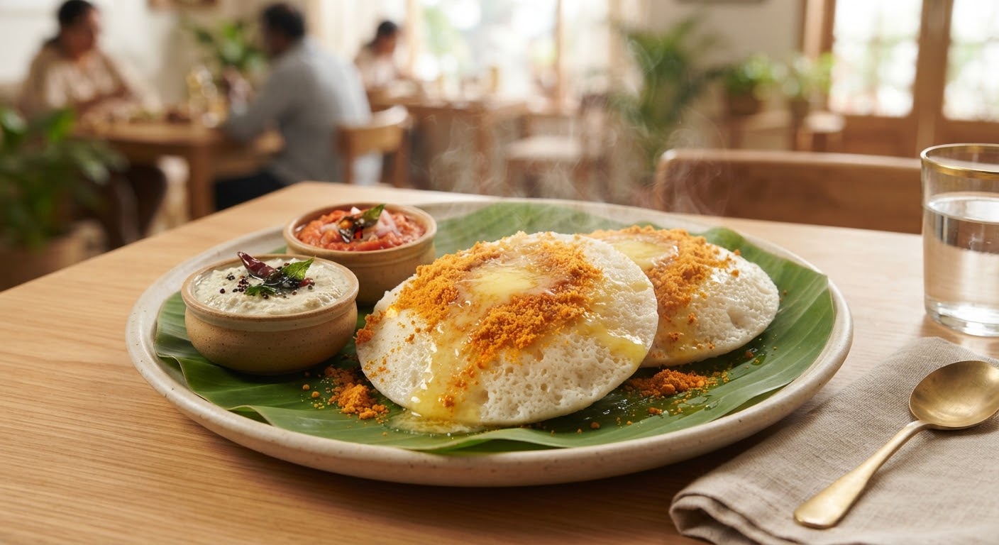 Ghee Thatte Idli