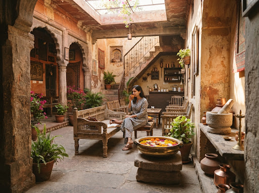 Sunlit Courtyard