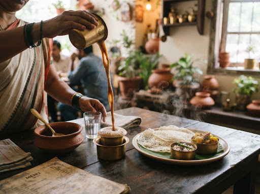 Filter Kaapi Pour